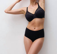 Chantelle Women's Norah Soft Comfort Unlined Underwire Bra in black - women's intimate - view 5