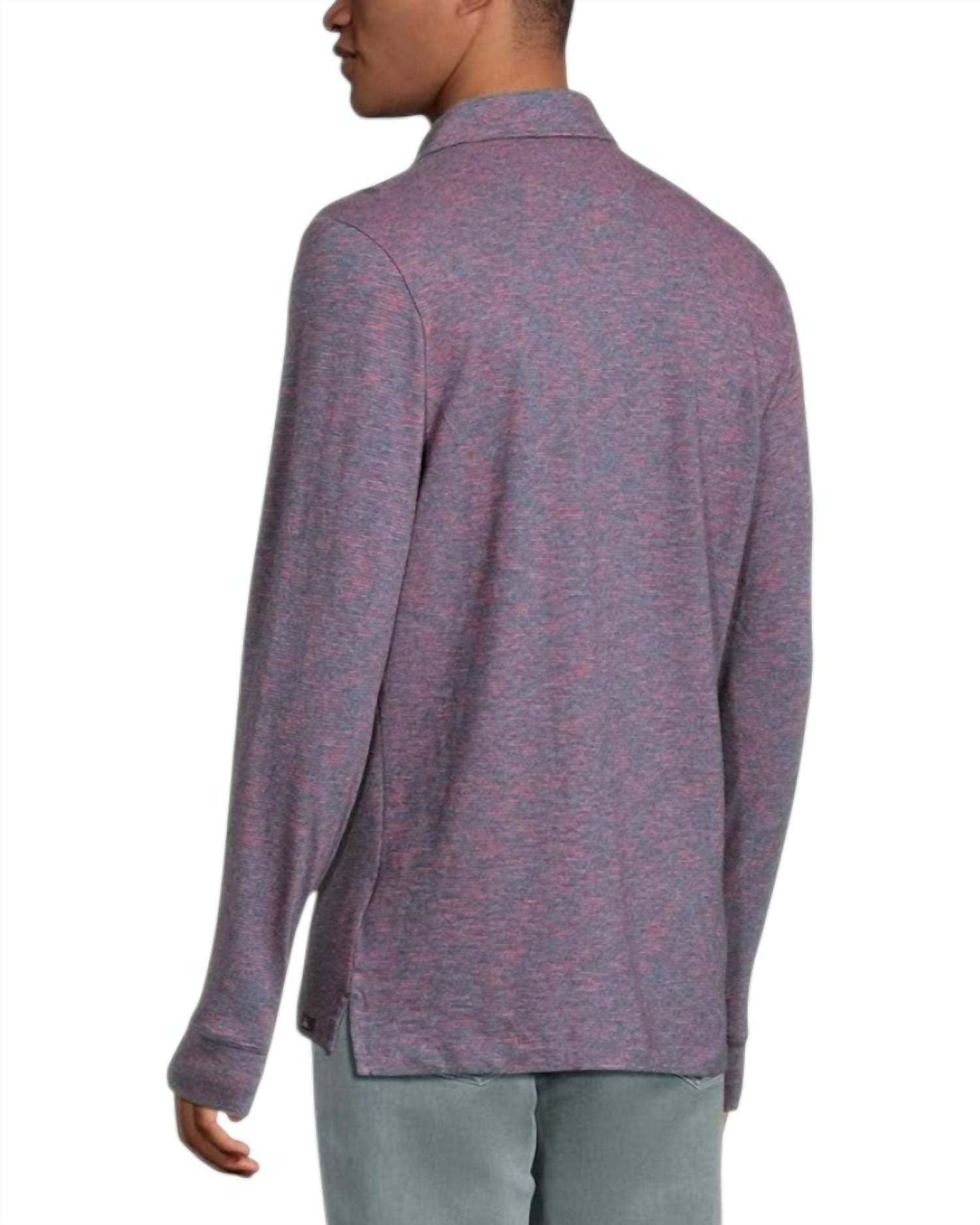 Faherty - Long Sleeve Sunwashed T-shirt Polo