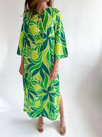 Jade - Lace Up Maxi Dress