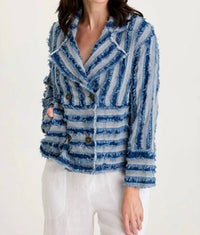 Xcvi - Mavie Shredded Denim Jacket