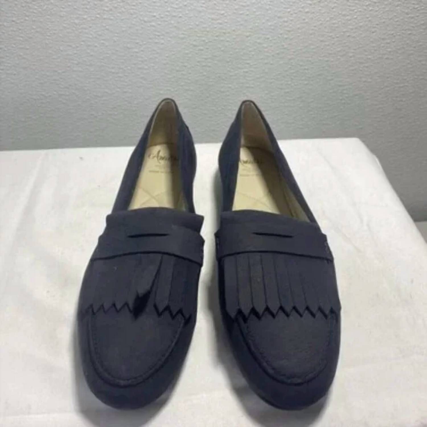 Amalfi by Rangoni Women's Dannola Kiltie Penny Loafer in navy - women's flats - view 4