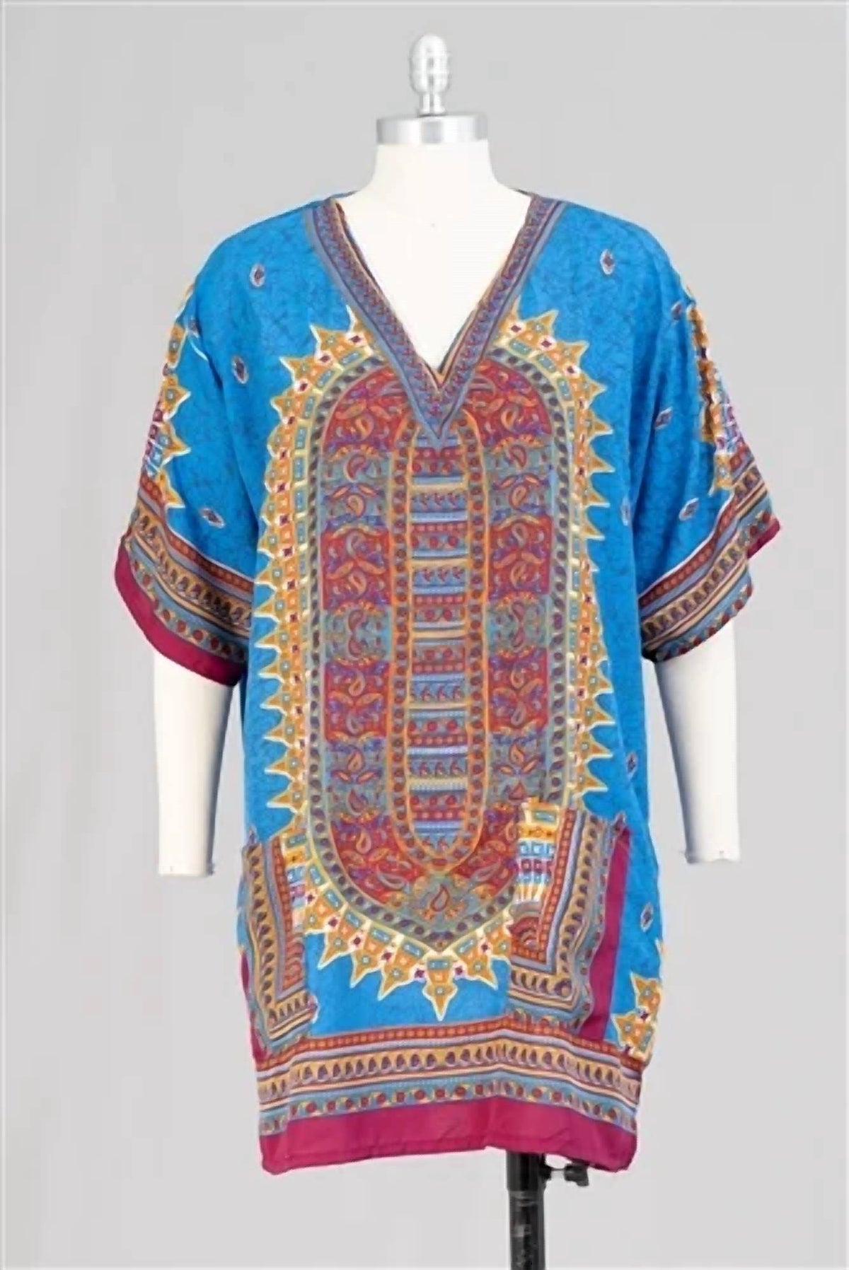 Nf - Women's Two-pocket Print Kaftan Tunic