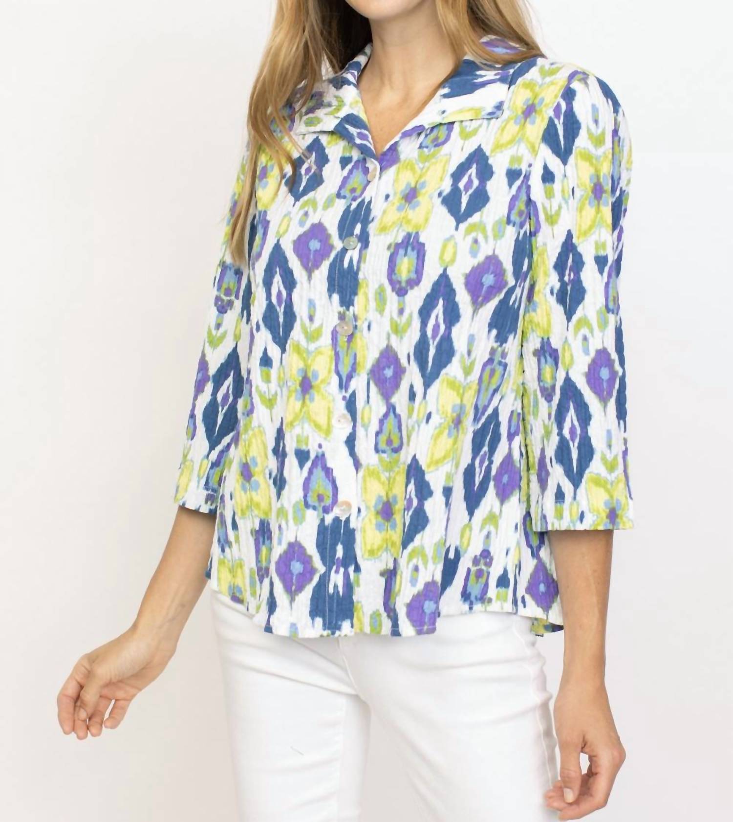 Habitat - Ikat Print Swing Shirt
