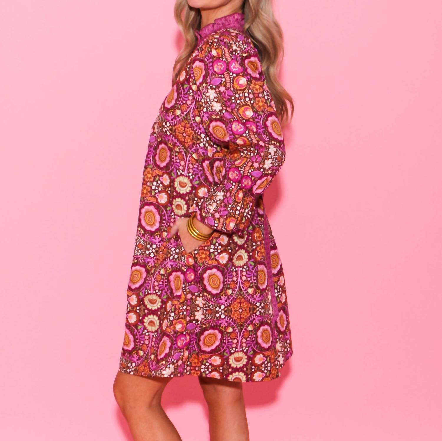 Ivy Jane - Back Tie Long Sleeve Dress