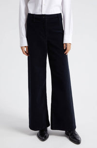 NILI LOTAN Megan Corduroy Pants in black - women's pants
