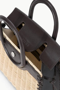 Staud - Women's Maude Mini Wicker Carryall Bag