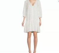 Johnny Was - Eyelet Button-up Dress