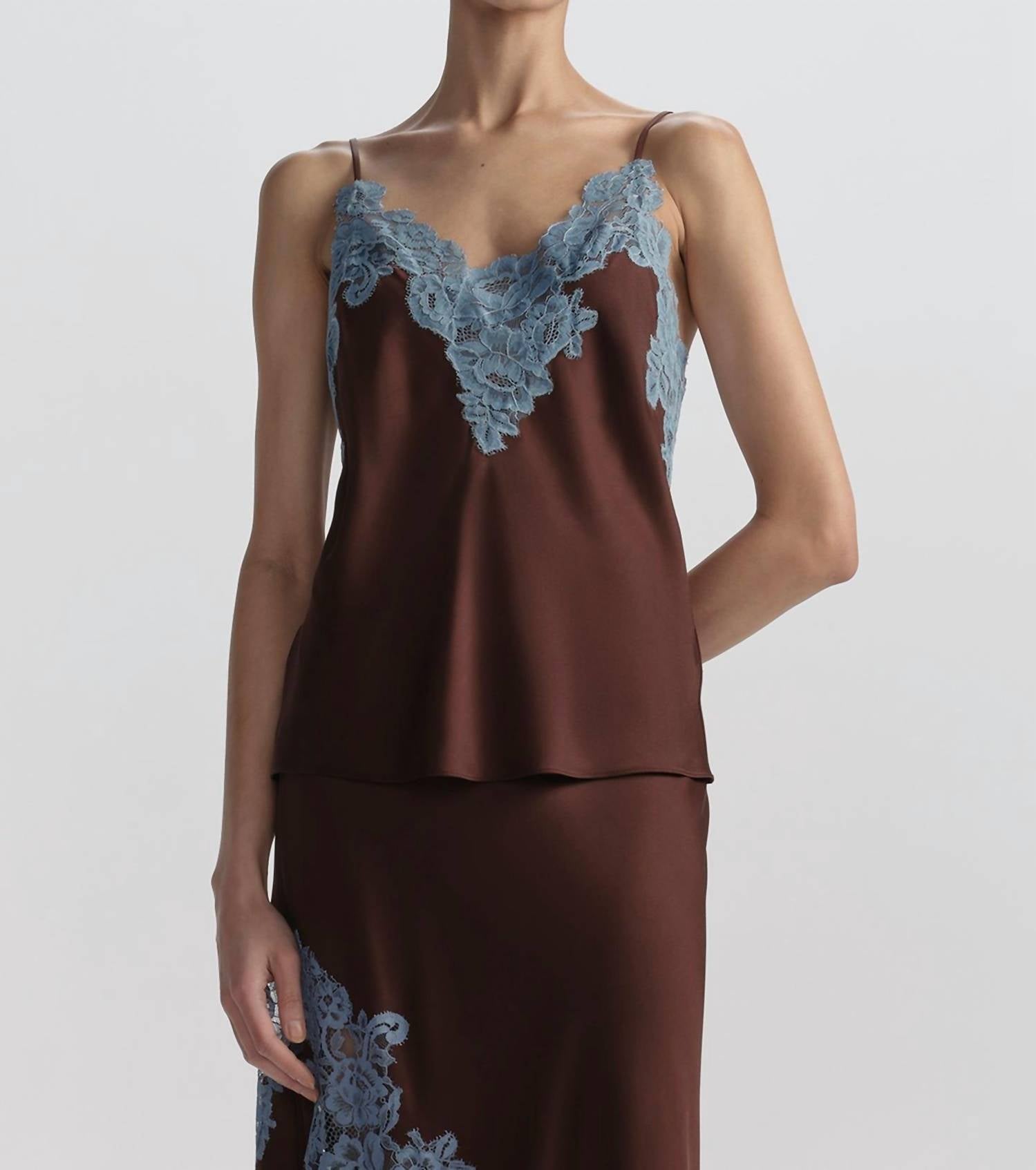 A.L.C. - Hana Lace Trim Top