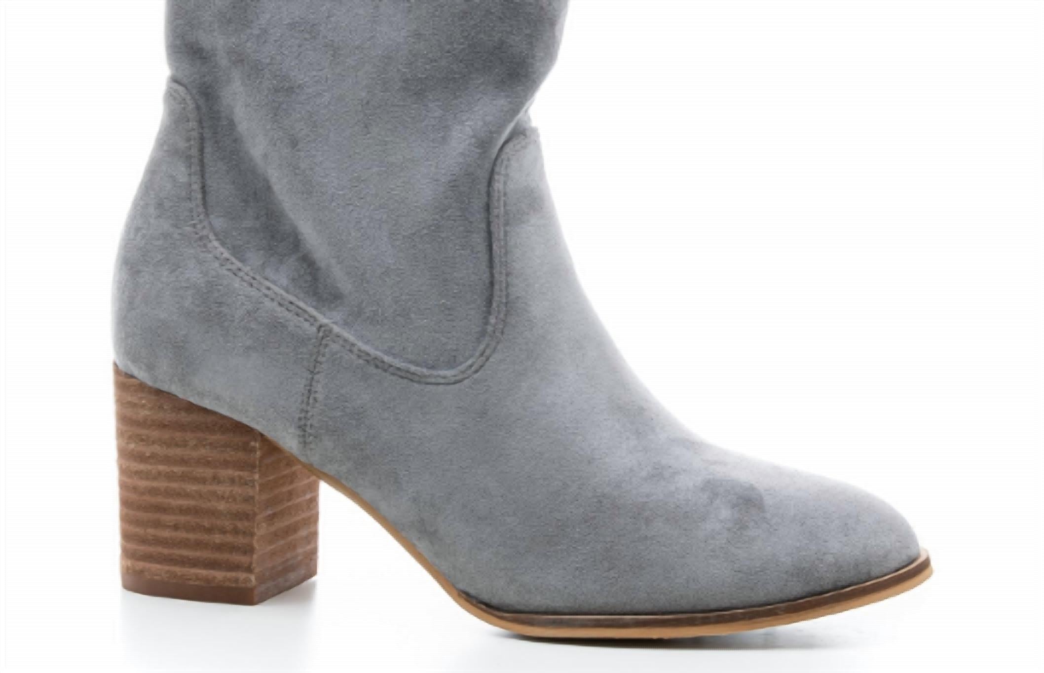 Corkys Footwear - Women's Wicked Slouch Ankle Faux Suede Boots
