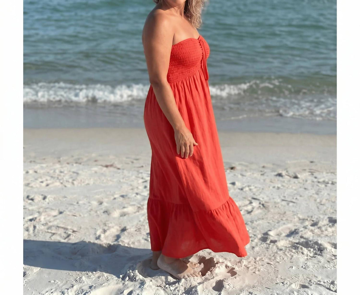 Made In Italy - Angela Maxi Linen Dress