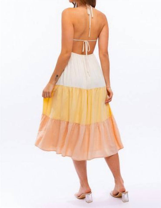 Le Lis - Golden Tide Midi Dress