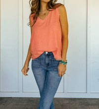Zenana - Keeping Cool Washed Linen Top