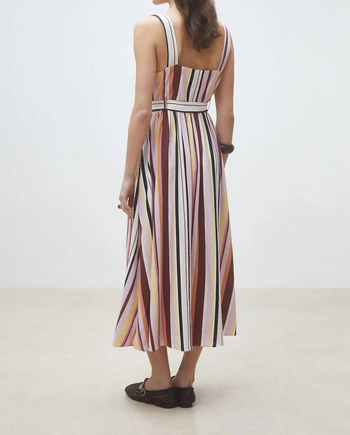 Suncoo - Carioca Long Flowing Stripes Dress