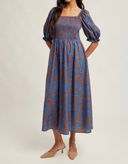 Wishlist - Fallon Floral Midi Dress