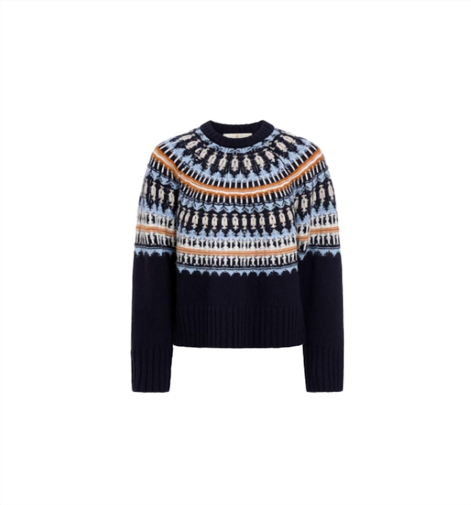 Marie Oliver Dion Sweater in sea 1 - women's sweater - view 4