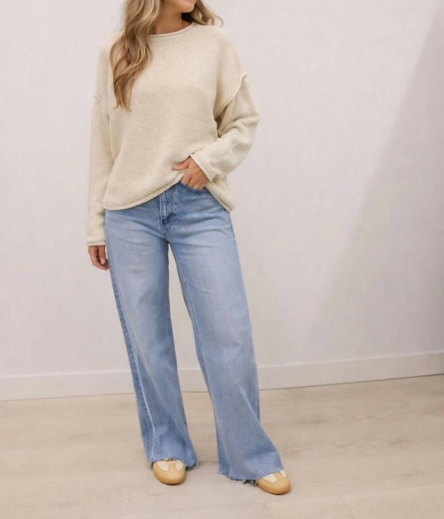By Together - Karla Oversized Knit Sweater Pullover