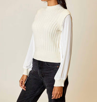 Design History - Long Sleeve Sweater Vest