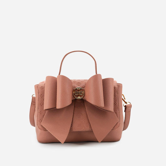 Like Dreams - Women's Crossi Bow Embossed Small Crossbody Bag