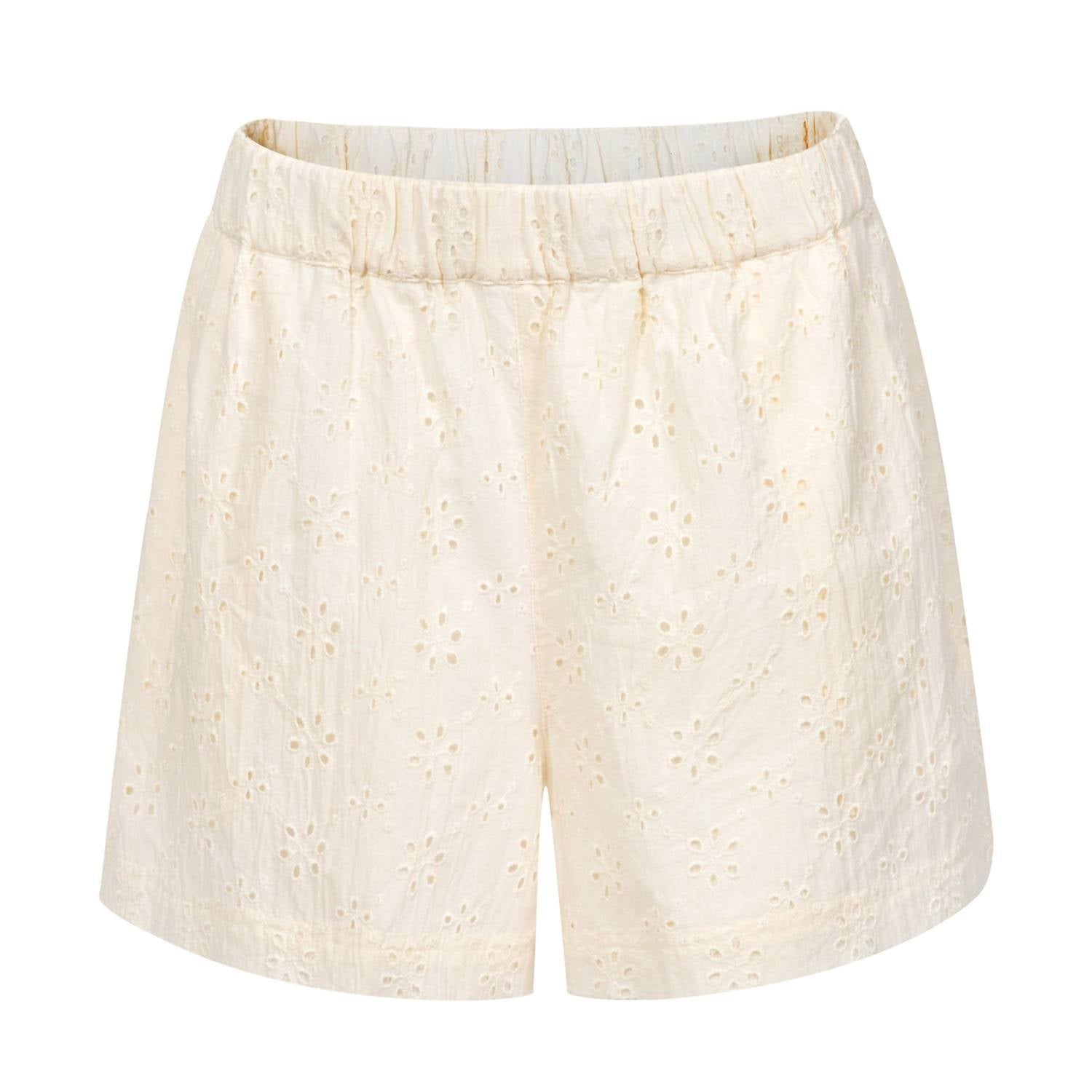 Sunshine Tienda - Eyelet Bermuda Shorts
