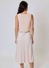 Dh New York - Silk Dress With Sweater