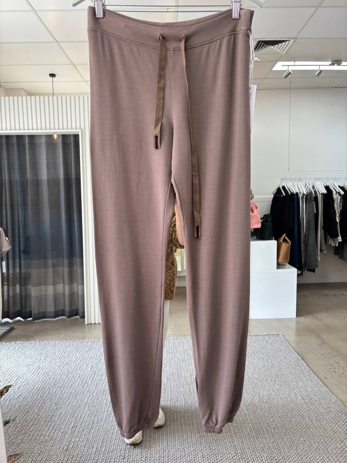 STATESIDE Women's Softest Draw Pant in ballet pink - women's pants