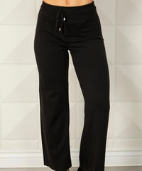 French Kyss - Drawstring Knit Lounge Pant