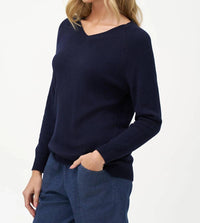 M Made In Italy - V-neck Knit Sweater