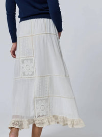 Lingua Franca - Louisa Heirloom Patchwork Maxi Skirt