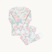 The Beaufort Bonnet Company Girl's Easter Sara Jane's Sweet Dream Set in princess grace rose - kids' sleepwear