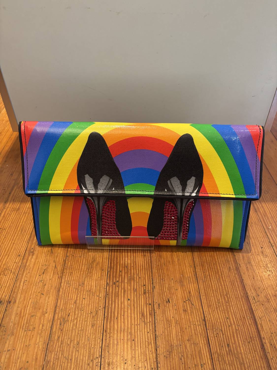 Kent Stetson - Rainbow Crystal Heels Bag