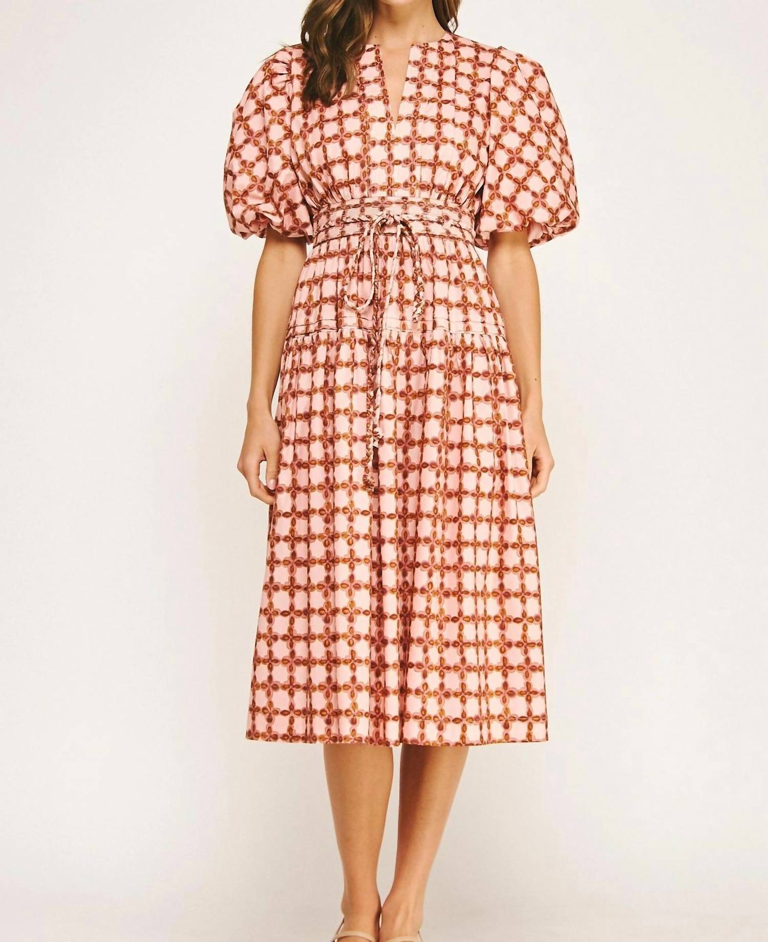 Strut & Bolt - Finding Freedom Chainlink Midi Dress