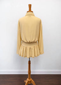Sky To Moon - Women's Sunny Days Chiffon Button Down Mini Dress