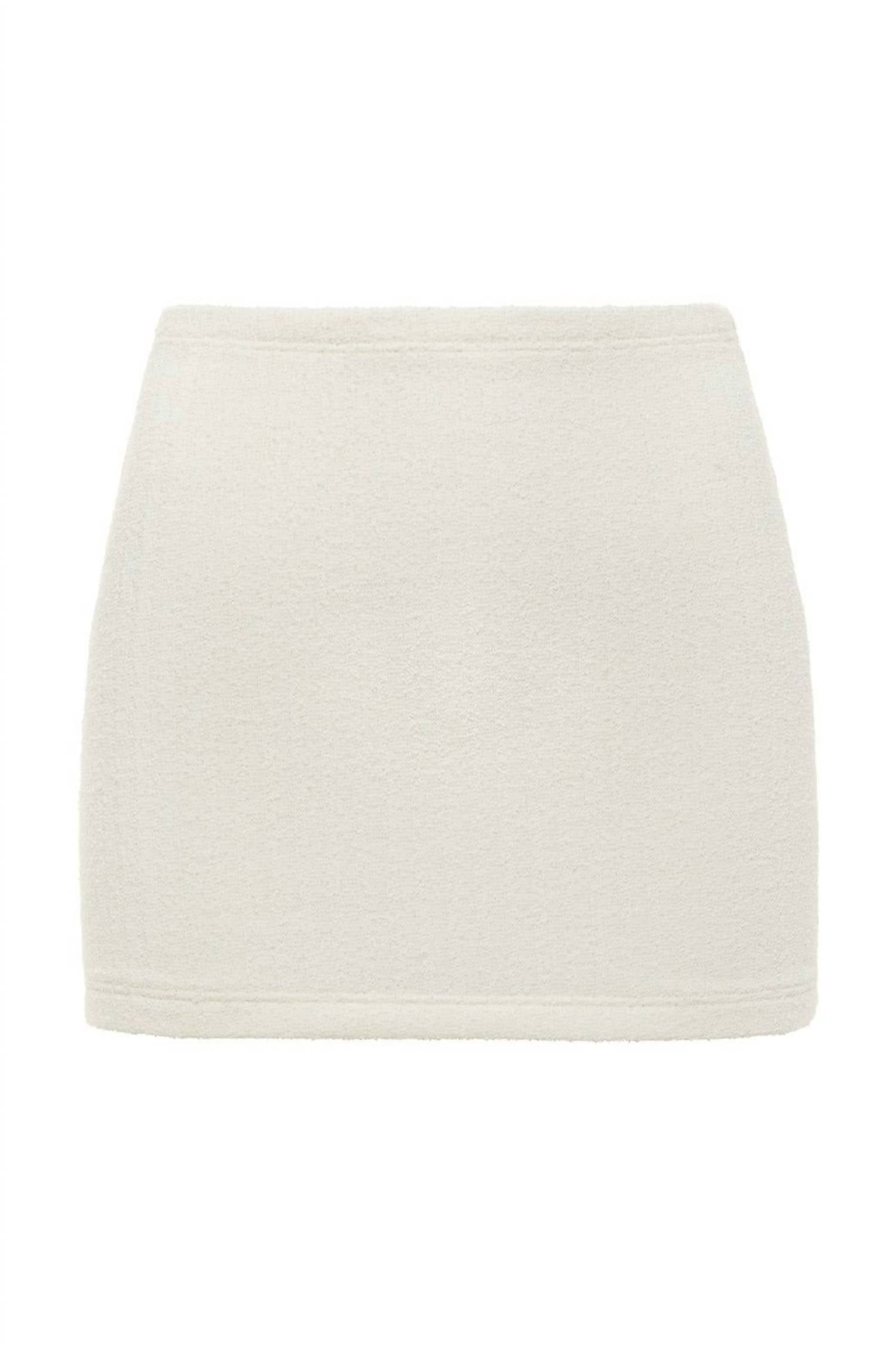 Montce - Terry Rib Micro Skirt