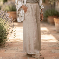 Puro Lino - Amalfi Wide Leg Linen Pants