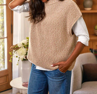 Frank & Eileen Women's Montecito Top in dune marl - women's sweater - alternate view