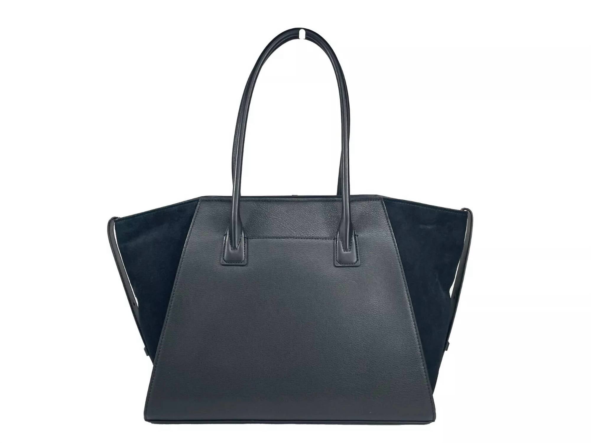 Michael Kors - Women's Avril Suede Leather Top Zip Satchel Bag Xl