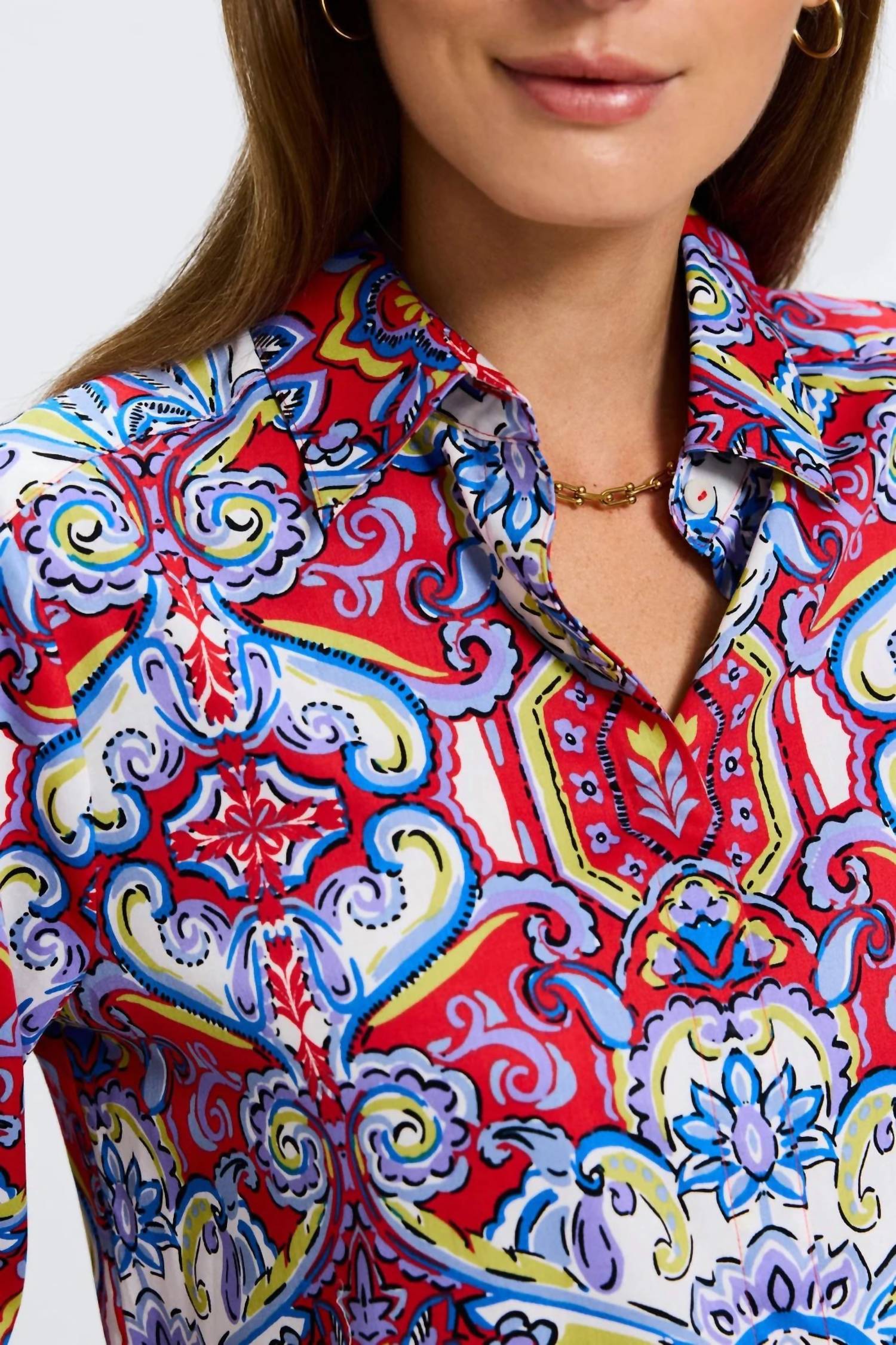 Foxcroft - Olivia Floral Shirt