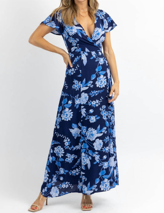 LUNAR WRAP MAXI DRESS