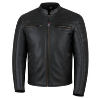Jackets 4 Bikes - Men’s Buffalo Leather Motorcycle Jacket