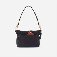 HOBO Women's Kori Crossbody Shoulder Bag in black - women's bag - detail view