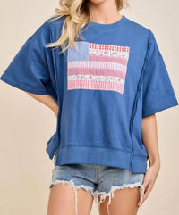 Main Strip - Americana Patch Sweatshirt