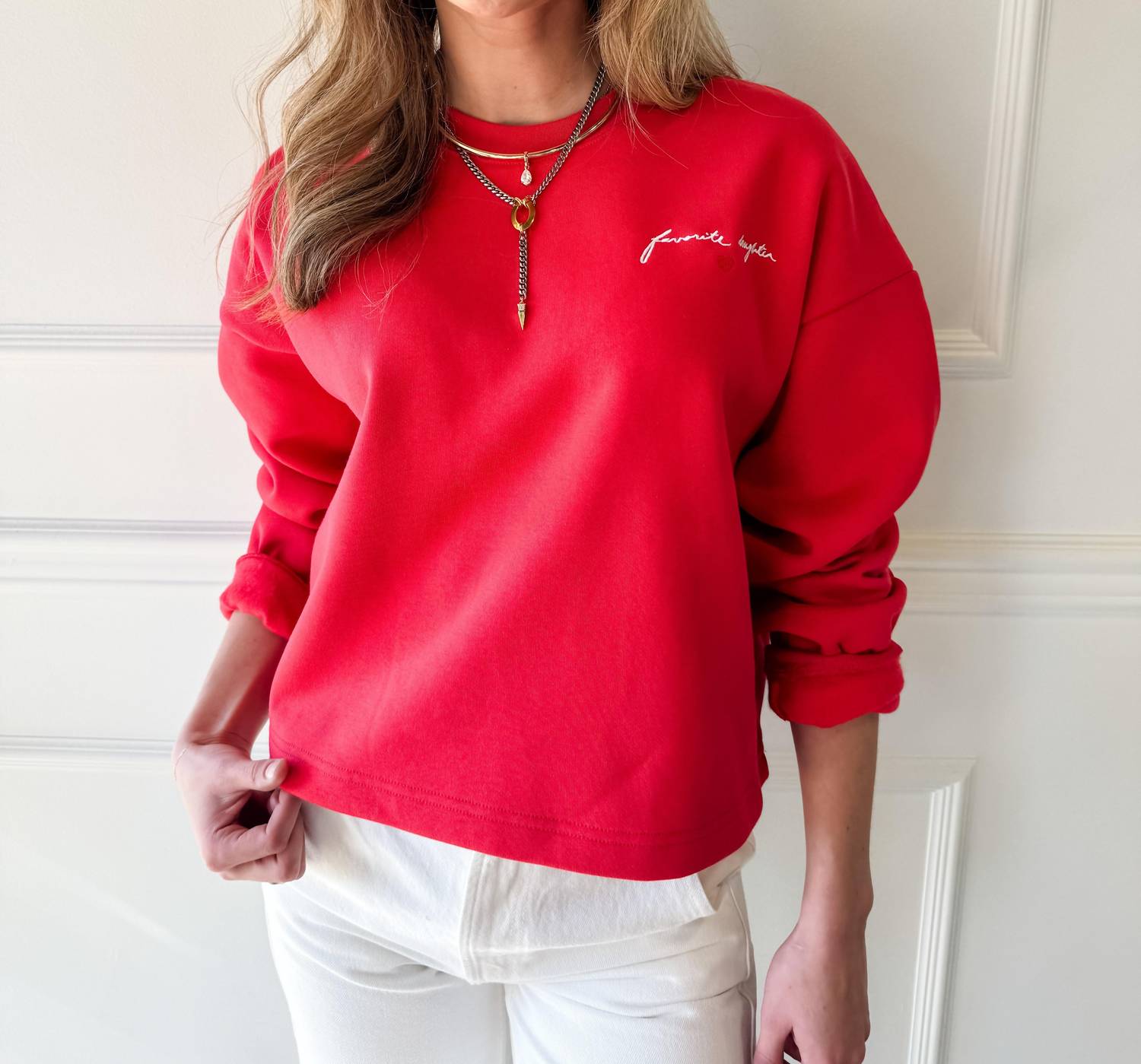 Favorite Daughter - Signature Chest Logo Sweatshirt