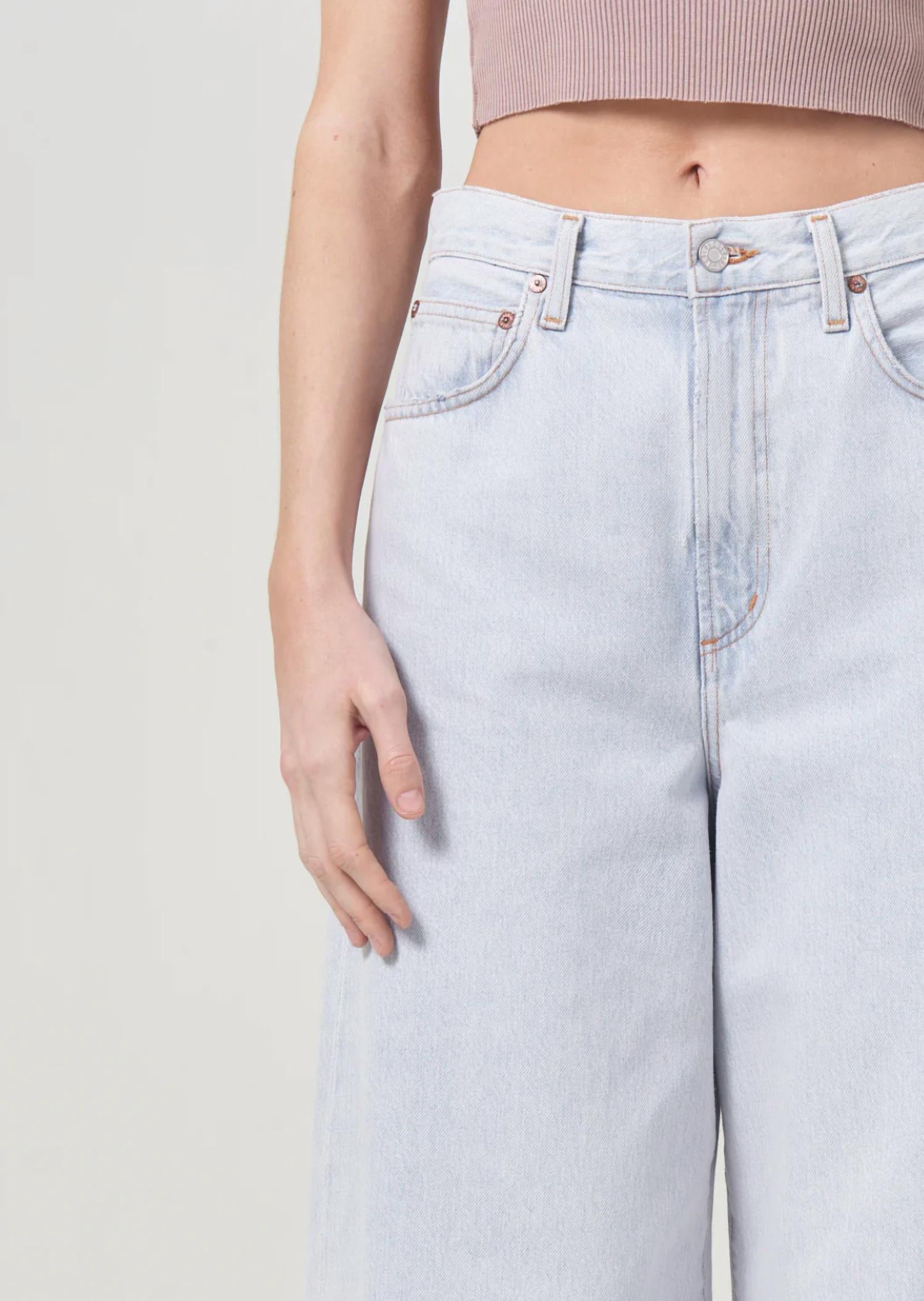 AGOLDE Nolan High Rise Wide Leg Jean in balloon - women's jeans - view 5