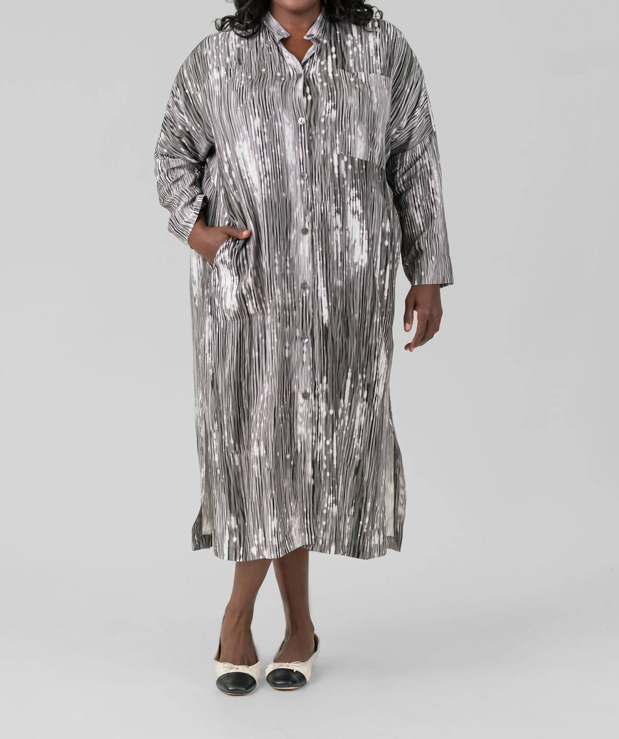 Bitte Kai Rand - Sea Viscose Shirt Dress - Plus