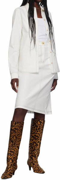 Toteme - Tumbled Cotton Midi Skirt