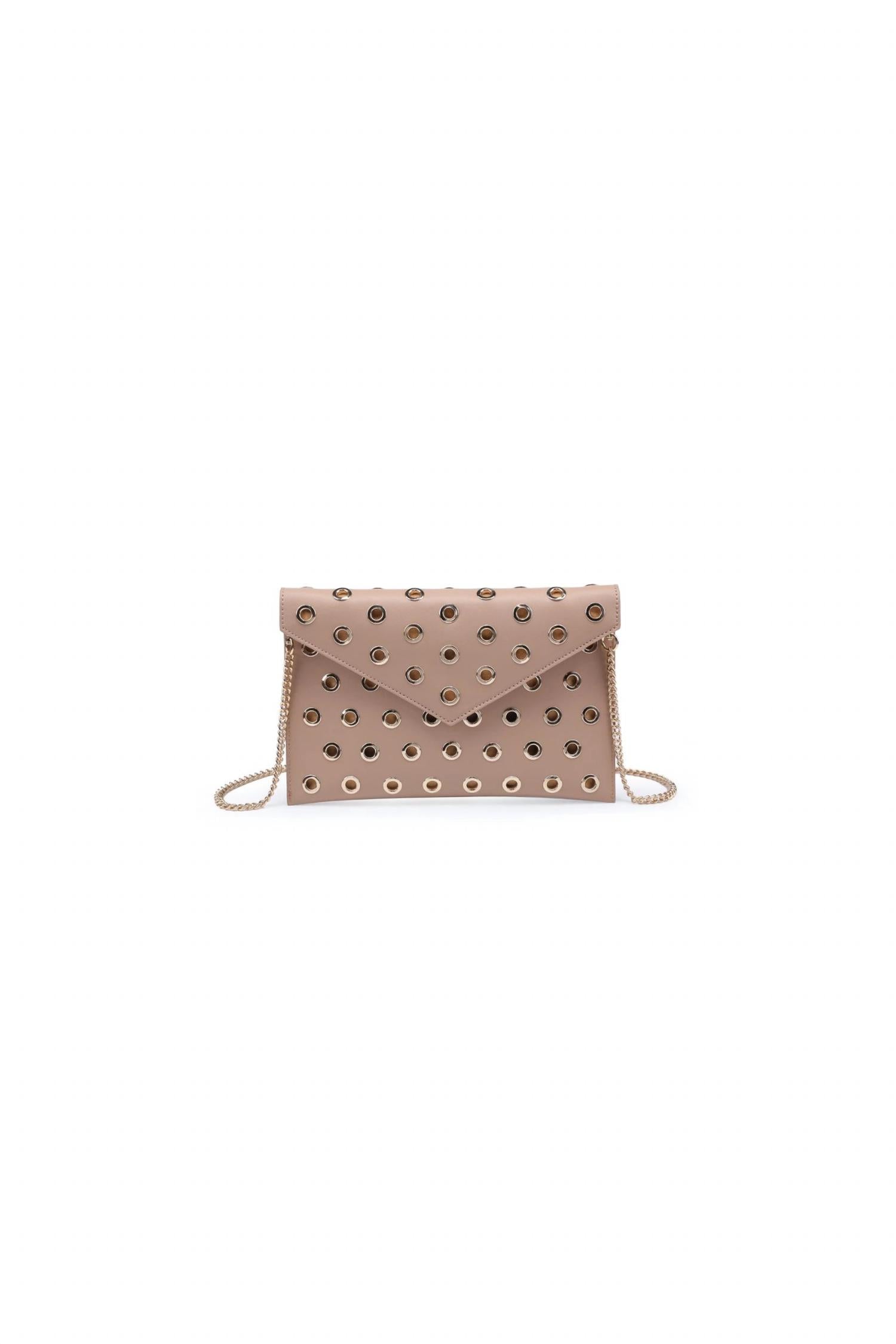 Moda Luxe - Women's Ramona Grommet Crossbody Bag