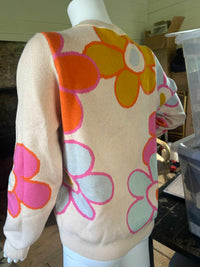 Thml - Women's Knit Flower Sweater