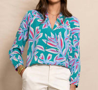 Southern Tide - Bonnie Vintage Garden V-neck Top