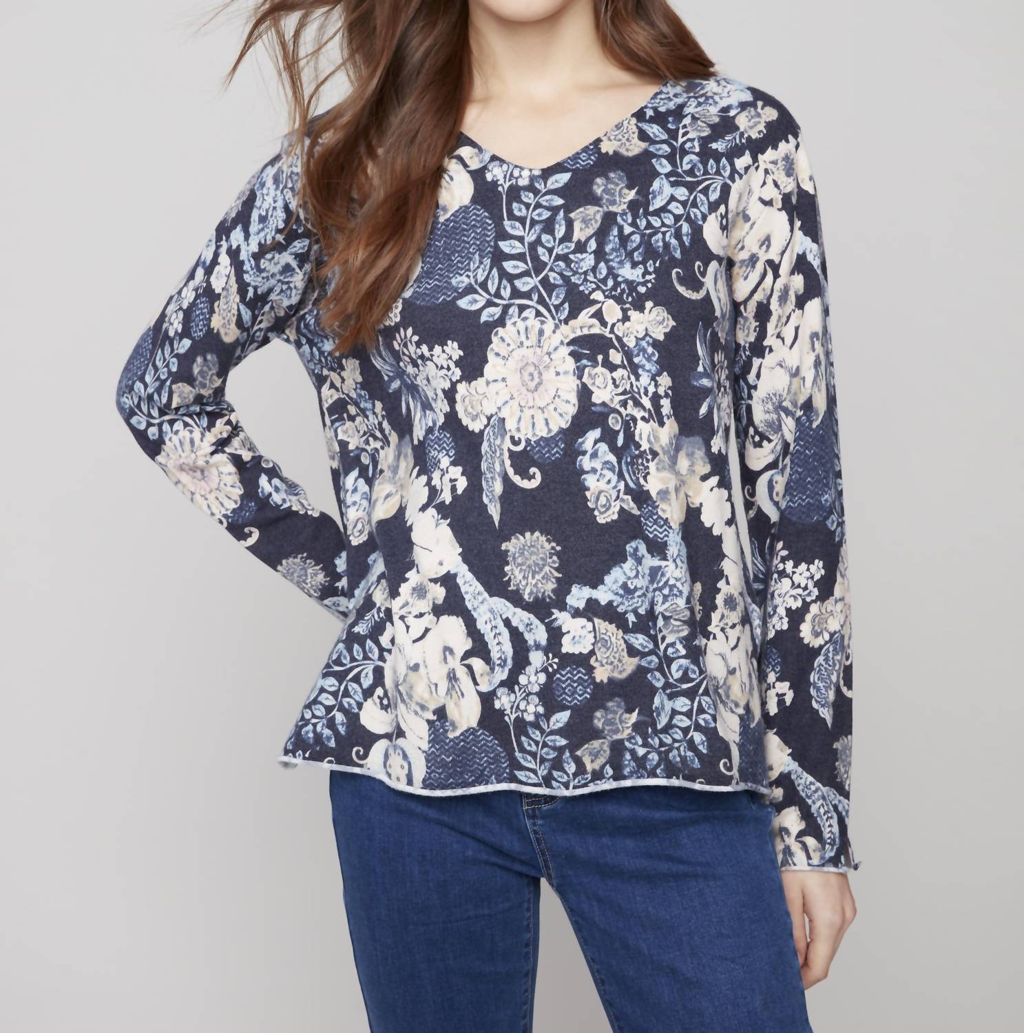 Charlie B - Basic Long Sleeve Sweater