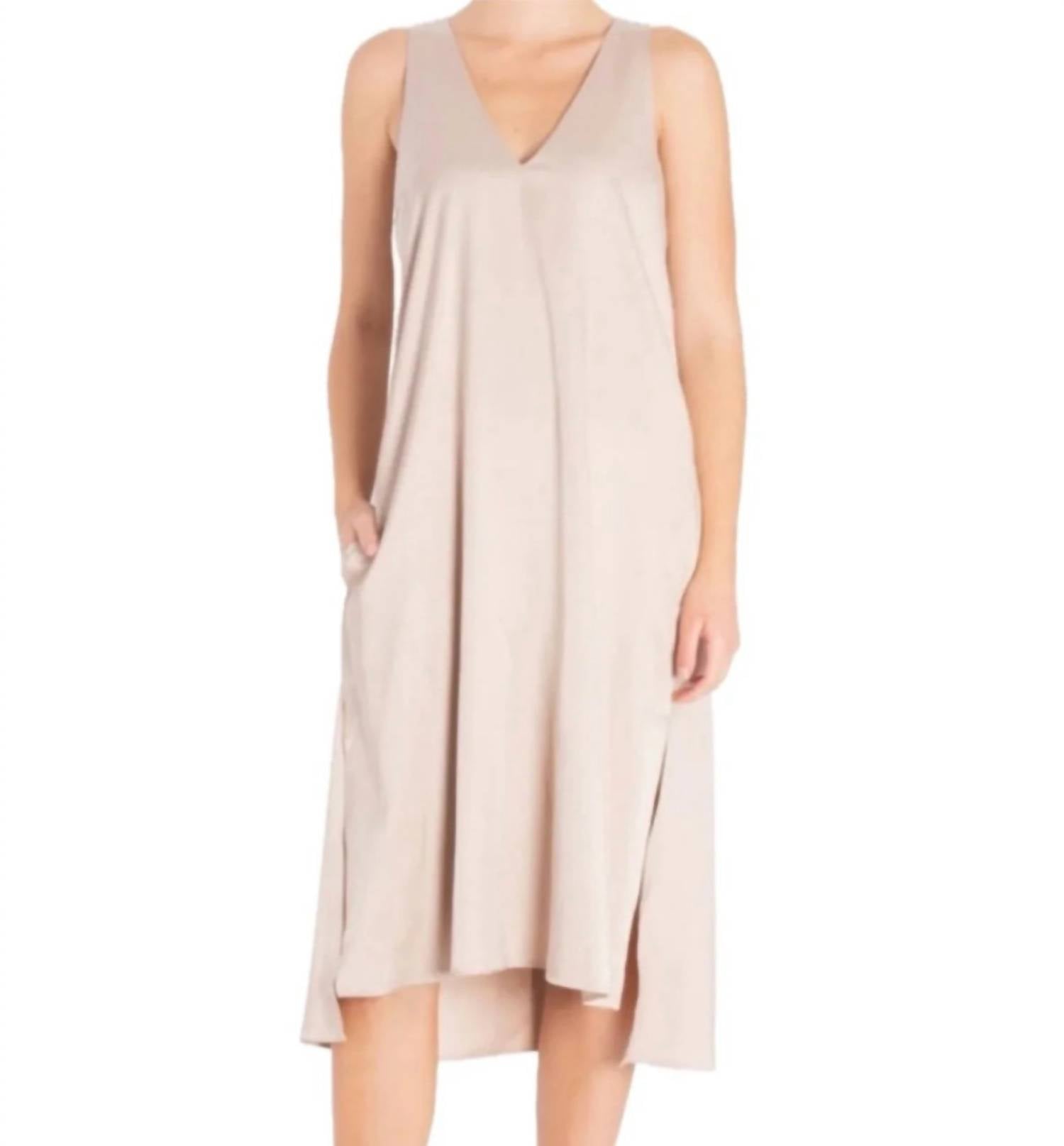 ELAINE KIM Tabitha V-neck Dress in shell - women's dress
